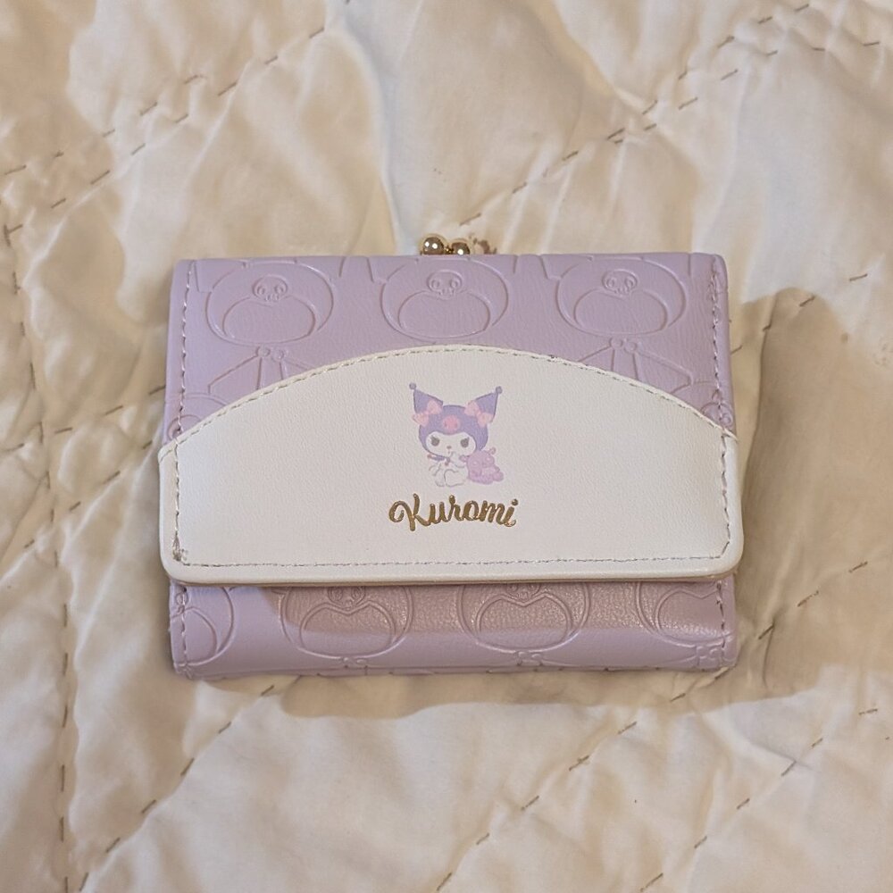 Kuromi faux leather wallet